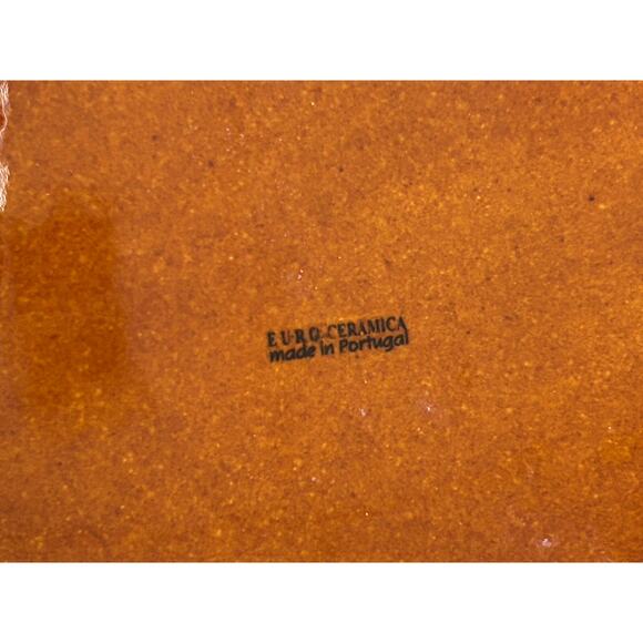 Euro Ceramic Cherry Pie Keeper Holder Covered Server Full Size - Picture 4 of 6